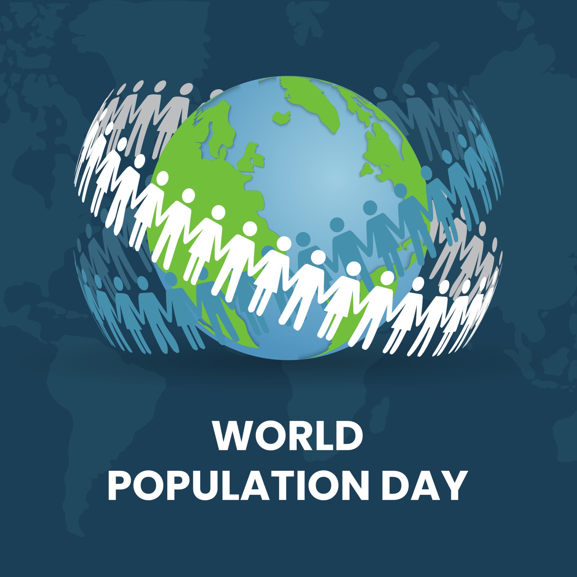 世界人口日环绕地球插图0