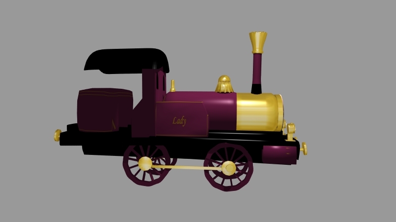 动画托马斯火车模型0
