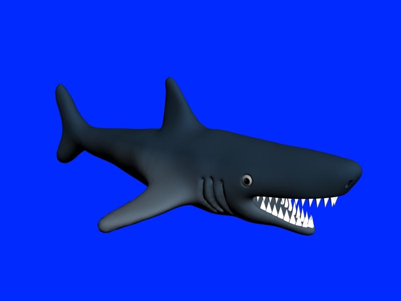 3d鲨鱼模型0