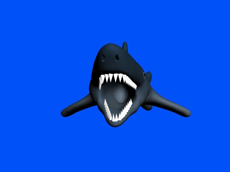 3d鲨鱼模型2