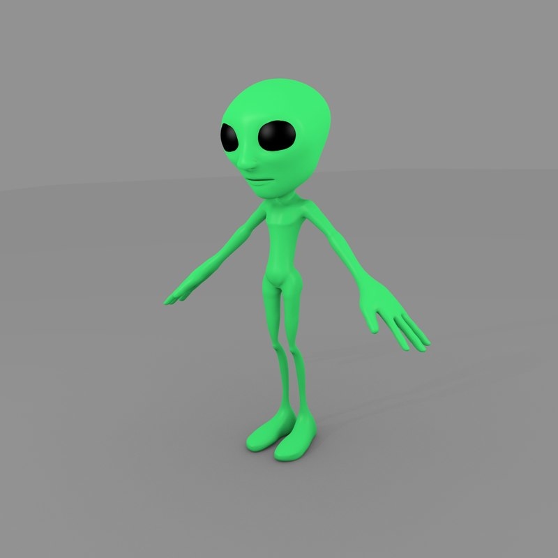 外星人3d模型1