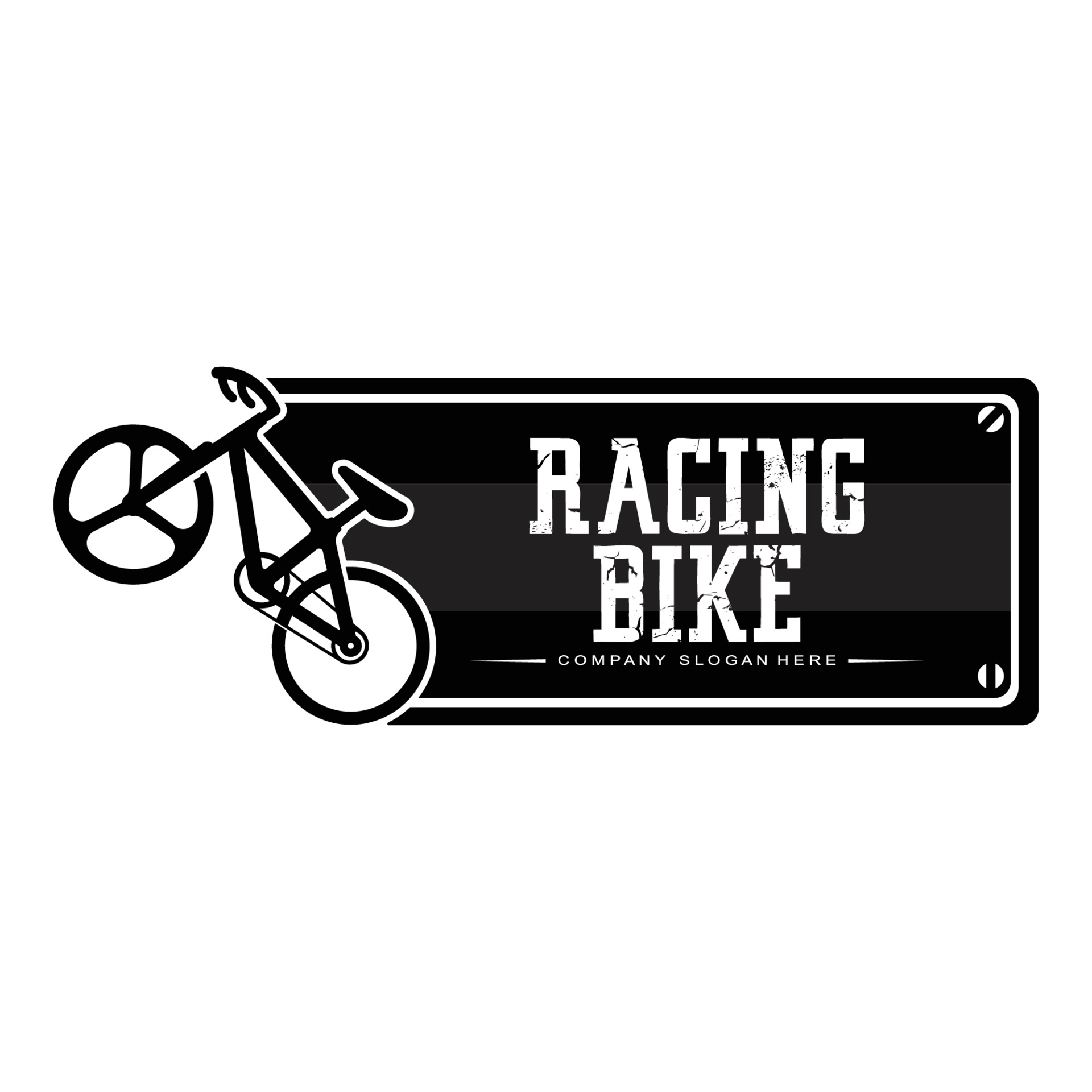 自行车创意logo0