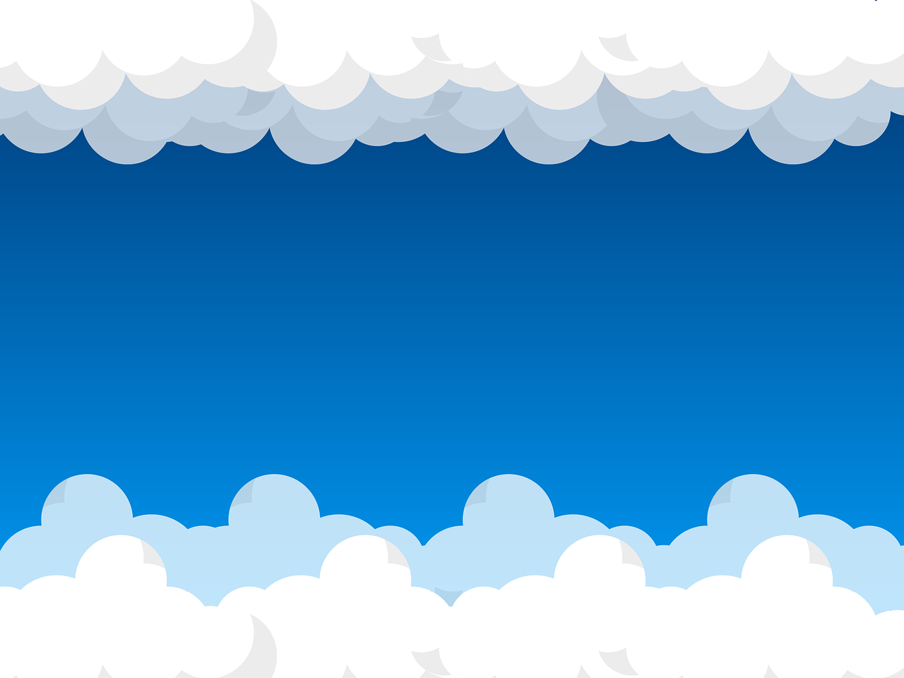 蓝天白云高清电脑壁纸图0