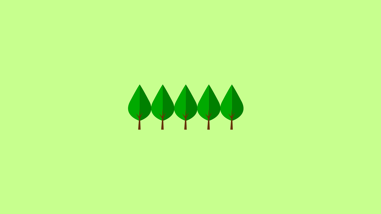 树木绿色养颜电脑壁纸图0