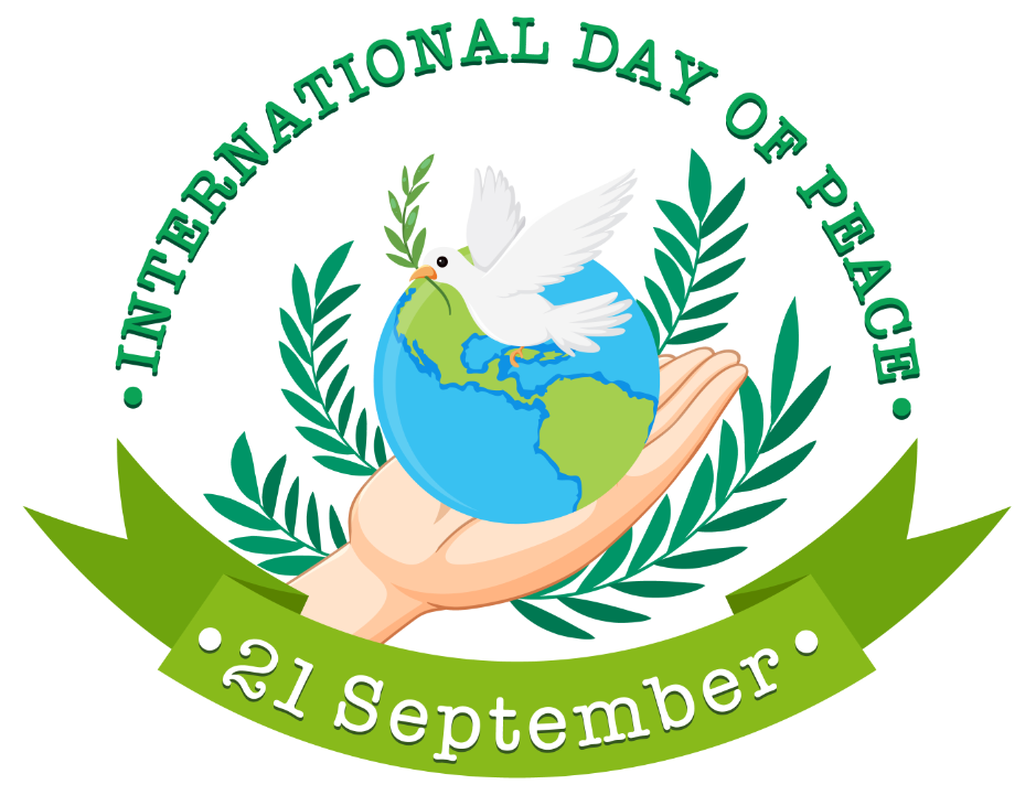 9月21日国际和平日插画0