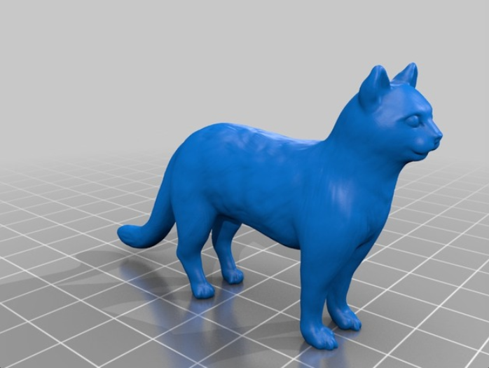 猫咪3d打印模型0