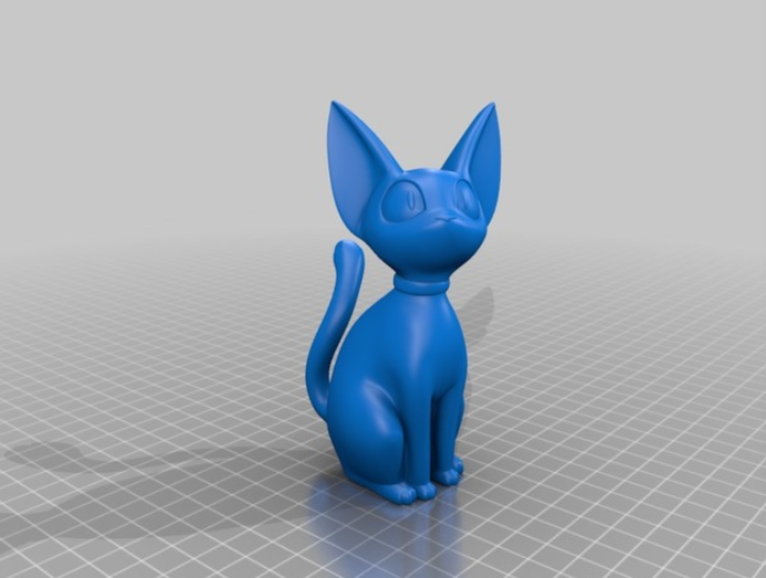 魔女宅急便黑猫3d模型1