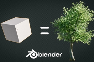 Blender制作三维树木