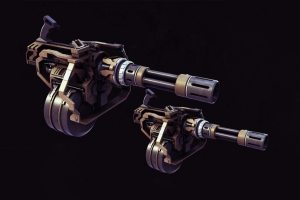 3DMAX制作加特林枪械模型