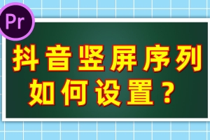 PR设置抖音竖屏格式