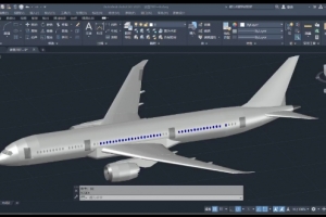 CAD三维飞机建模