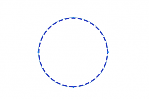 ps画虚线圆圈的操作方法