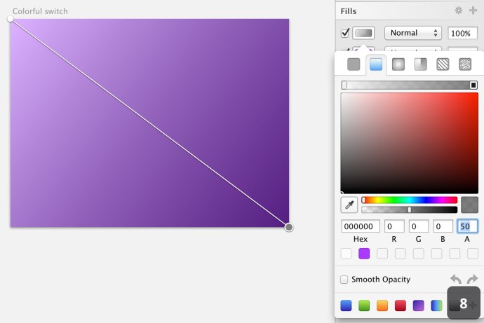 sketch创建彩色开关操作实例（上）