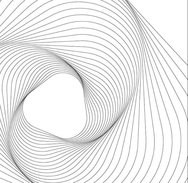AI绘制立体螺旋线条操作实例