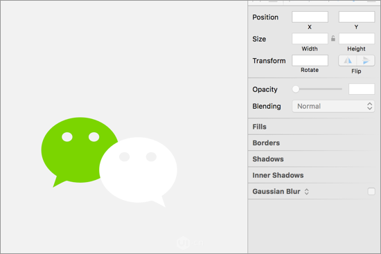 Sketch绘制微信图标教程