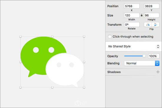 Sketch绘制微信图标教程